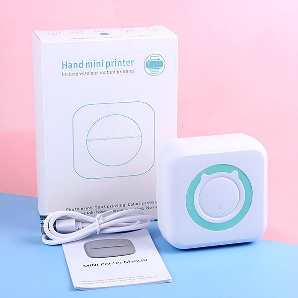 „Mini Imprimantă Portabilă – Printează Poze Direct de pe Telefon”